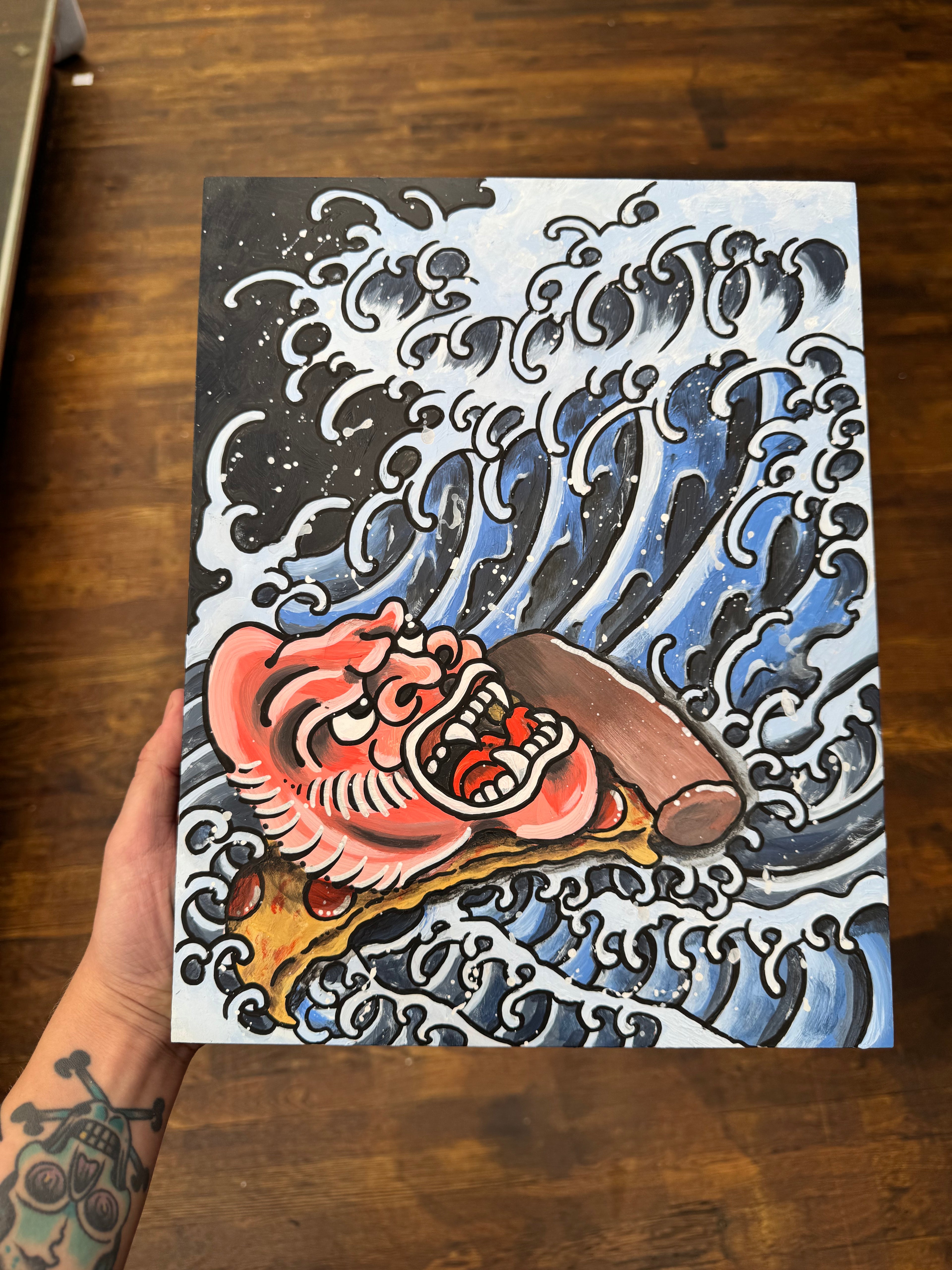 "Surfing on a Slice" - Mark Schwartzman